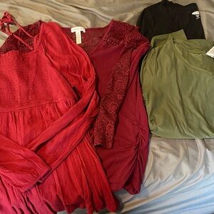 Maternity- Long Sleeved Shirt BUNDLE